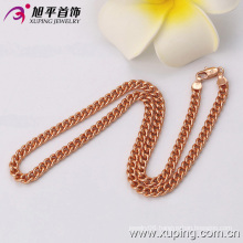 Xuping Fashion Rose Gold Color Luxury Wide Necklace (42518)